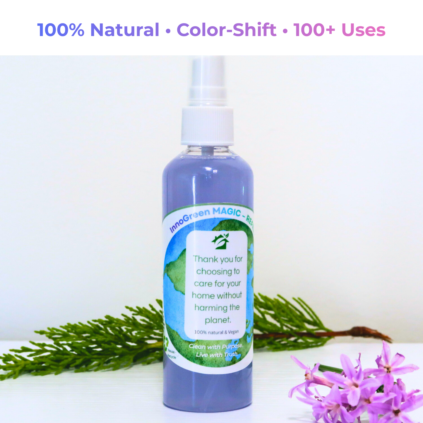 InnoGreen Magic – EcoCleaning Multi-Purpose Cleaner | 100+ Uses (4oz / 120ml)