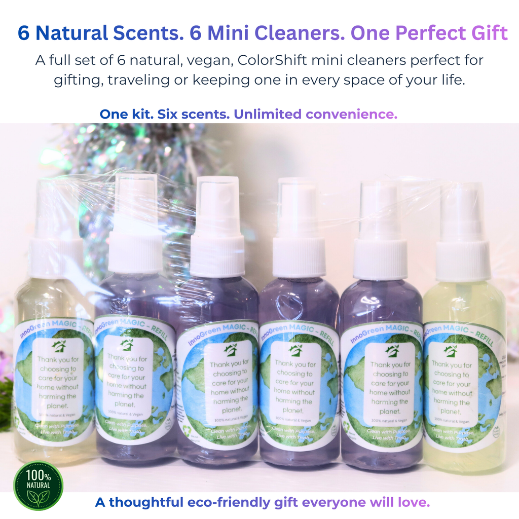 InnoGreen Magic – Aromatherapy Pocket Kit | 6×60ml Mini EcoCleaning Collection