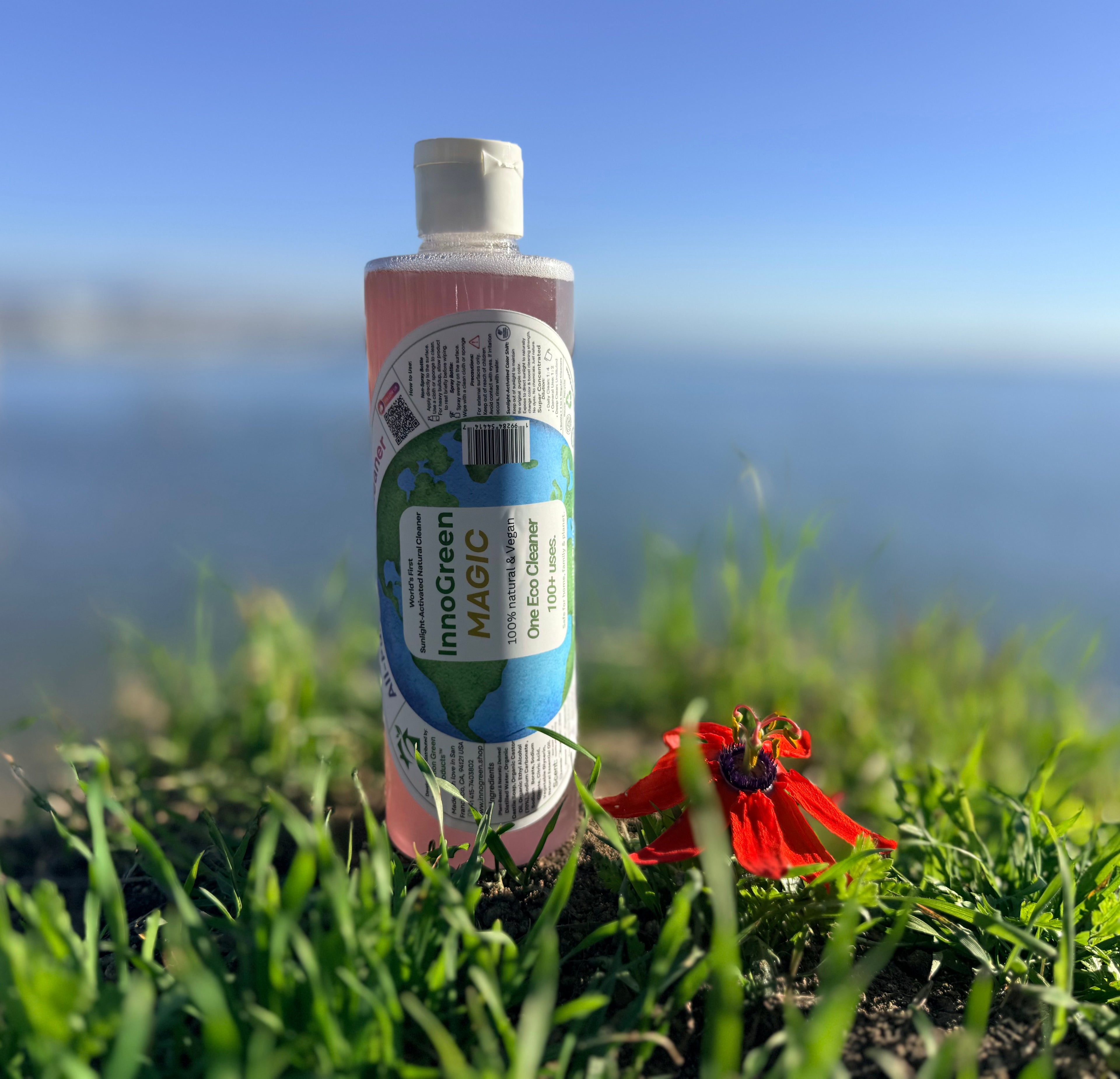 InnoGreen Magic – EcoCleaning Multi-Purpose Cleaner | 100+ Uses (16oz / 473ml)