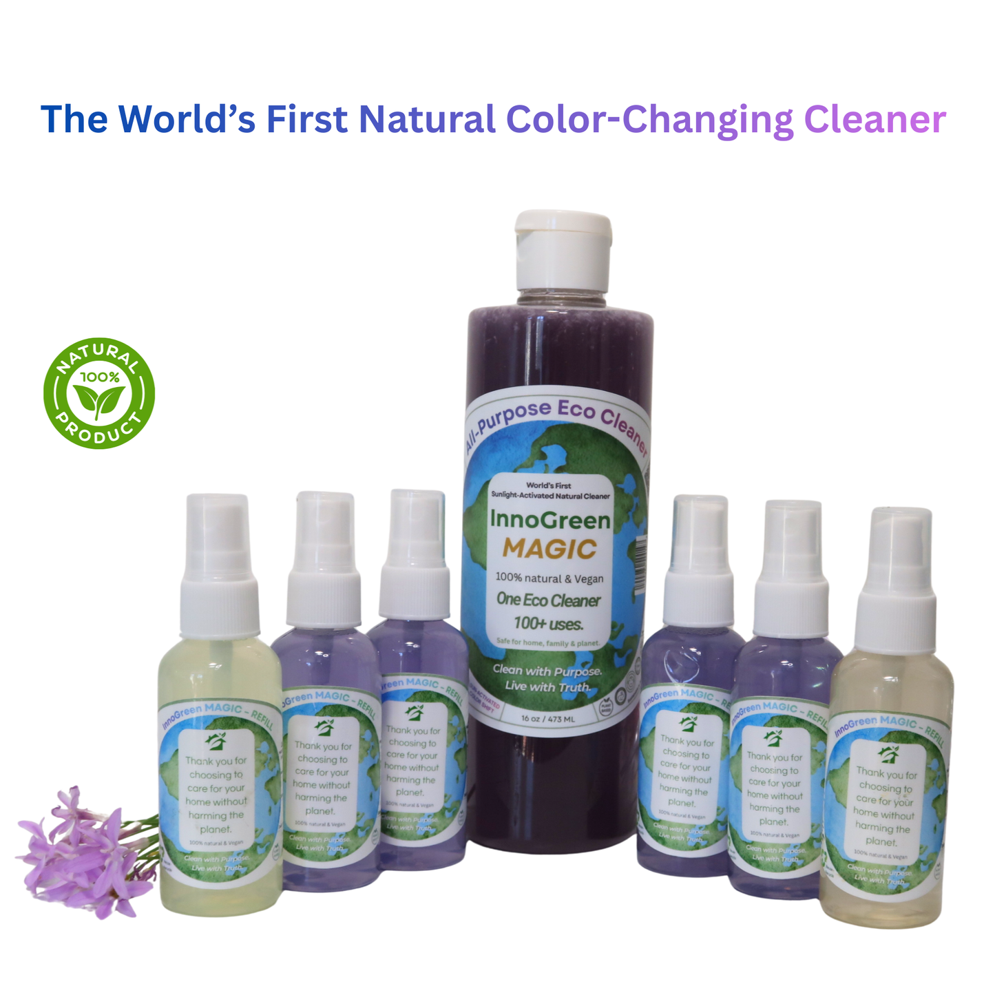 InnoGreen Magic – Economy Kit | 473ml + 120ml + 60ml (All Filled)