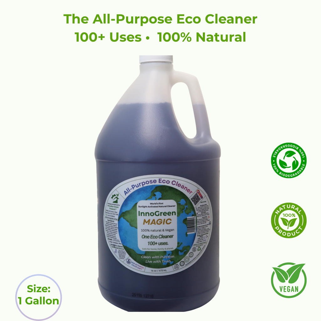 InnoGreen Magic – EcoCleaning Multi-Purpose Cleaner Concentrate | 100+ Uses (1 Gallon / 128oz)