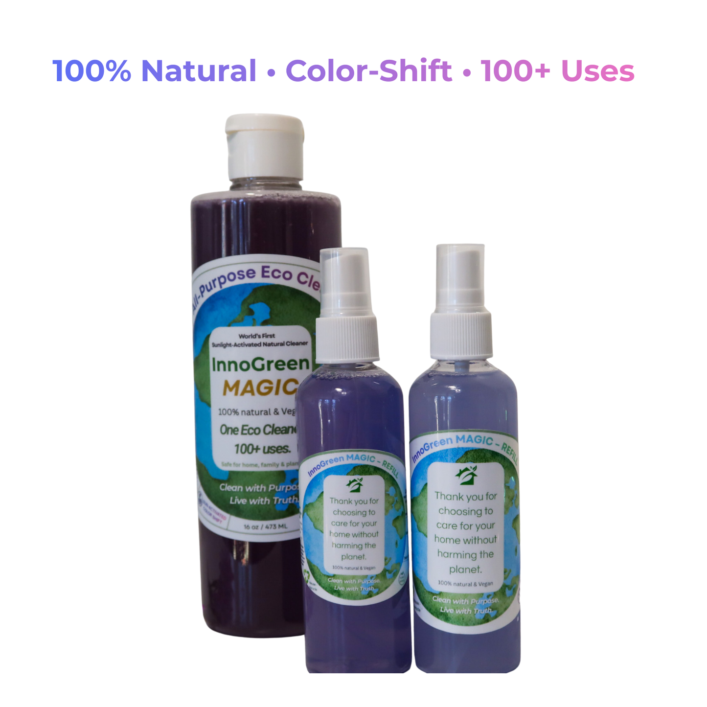InnoGreen Magic – Economy Kit | 473ml + 120ml + 60ml (All Filled)