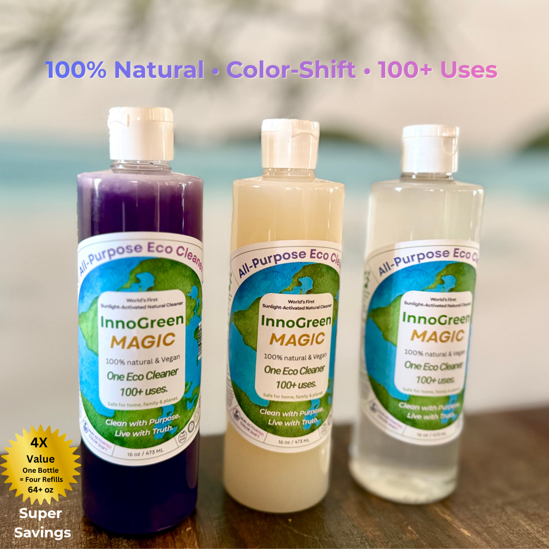 InnoGreen Magic – EcoCleaning Multi-Purpose Cleaner | 100+ Uses (16oz / 473ml)